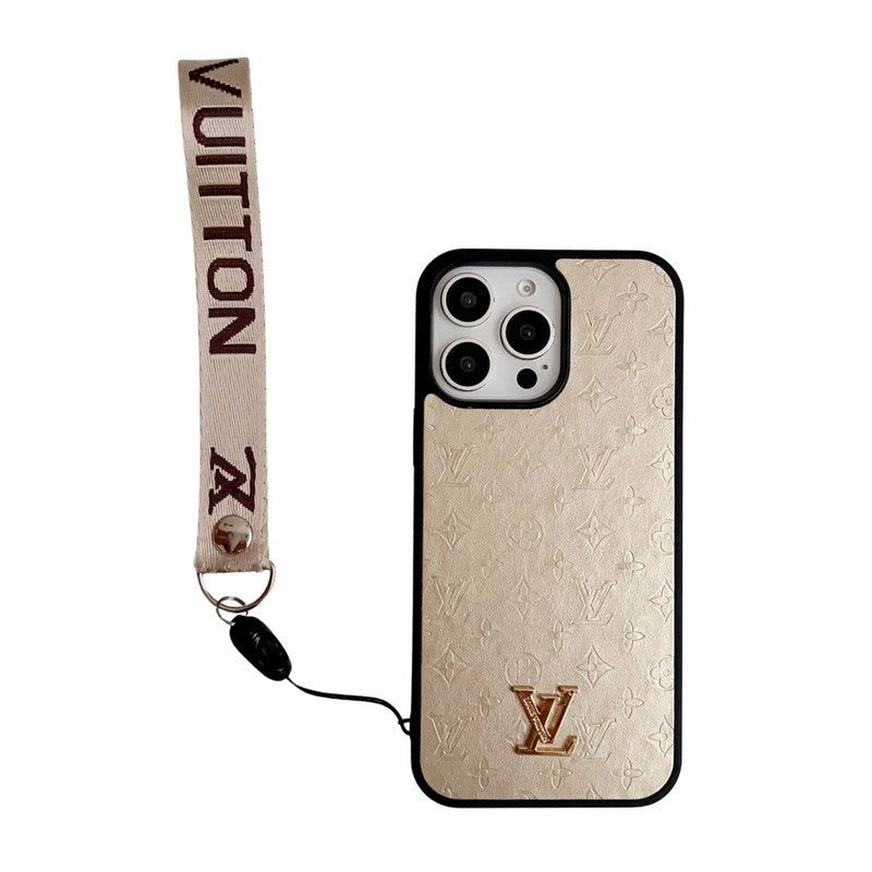 Custodia per iPhone con catena a mano Lou Brown