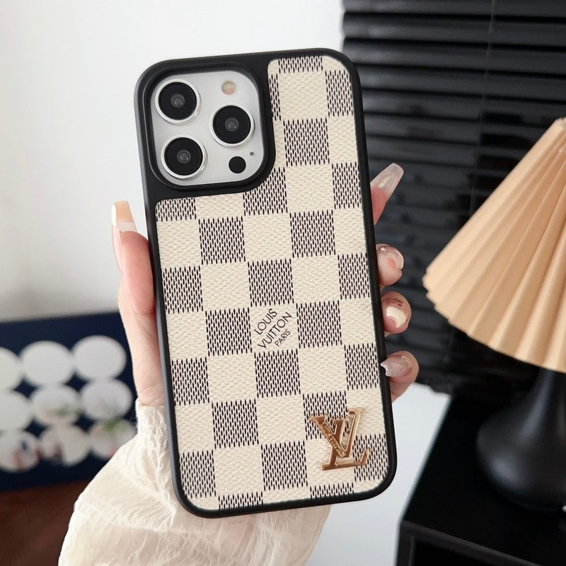 Lou Black & White iPhone Case