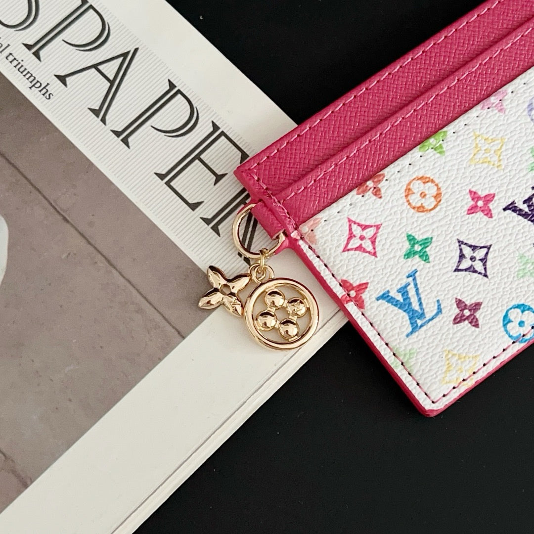 L--インスパイアされたカードホルダーウォレット:シック & 機能的!