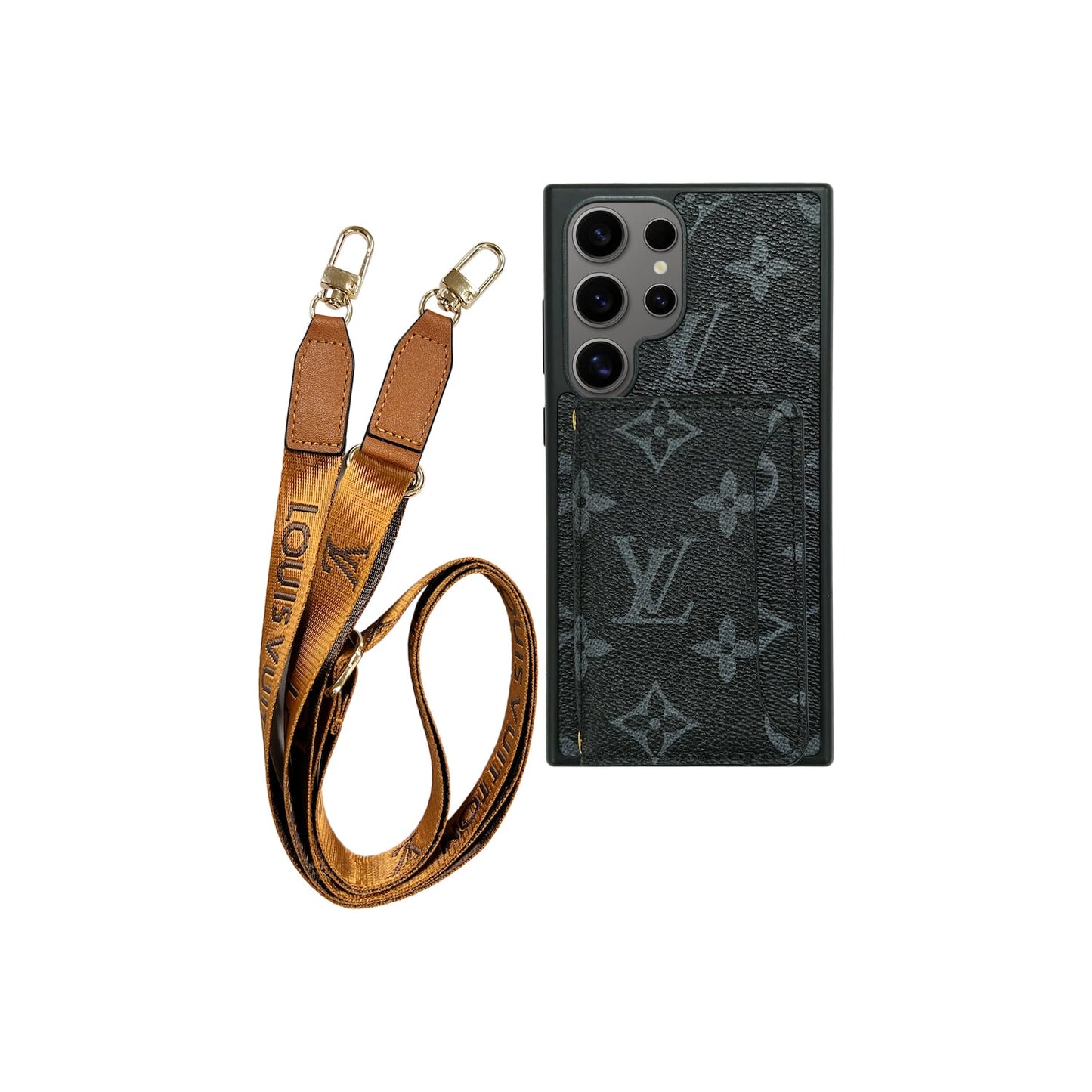 Kartenhalter x Lanyard Signature Black Case | Samsung