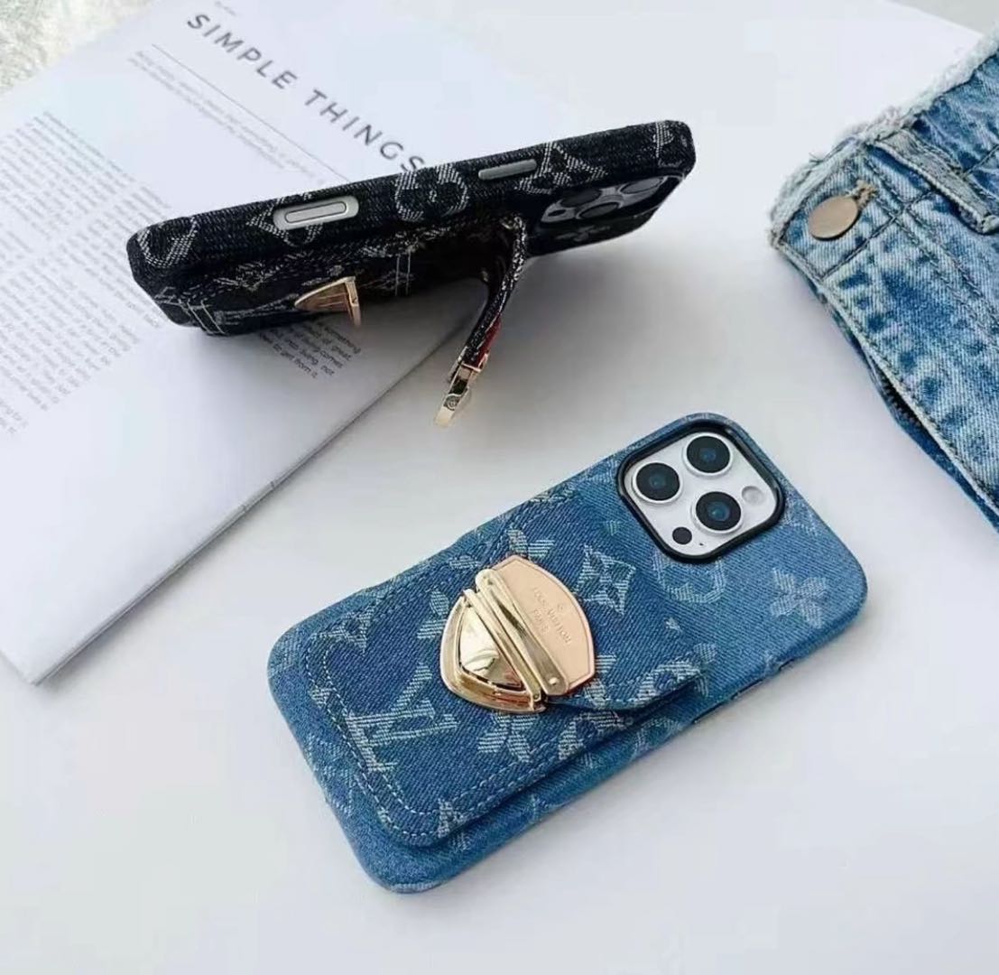 Luxury - Style Crossbody Magnetic Card - Holder iPhone Case