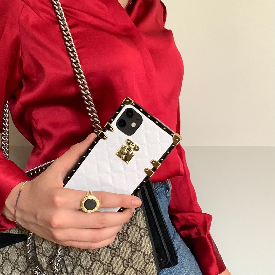 Capa Samsung "Couro Branco"