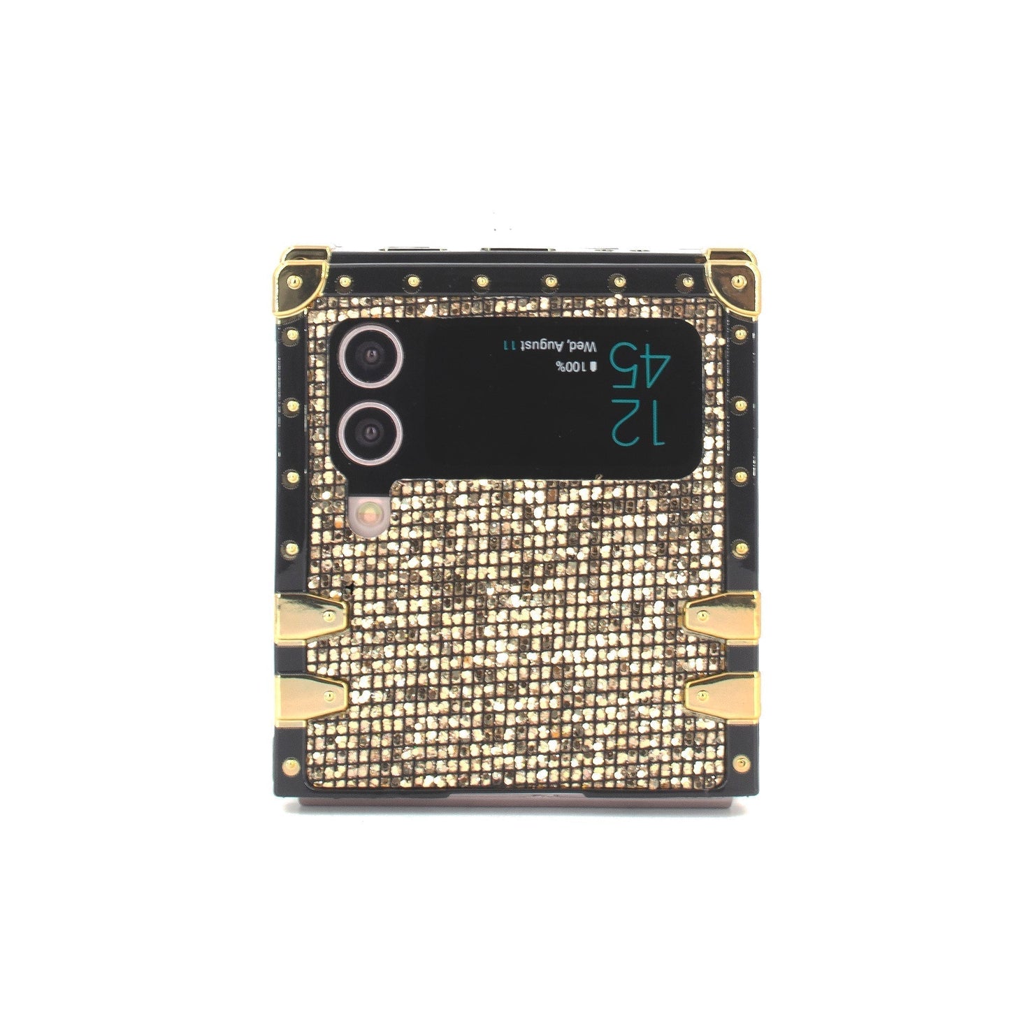 Kwadratowe etui Samsung Galaxy Z Flip6/5/4/3 5G „Pyrite”