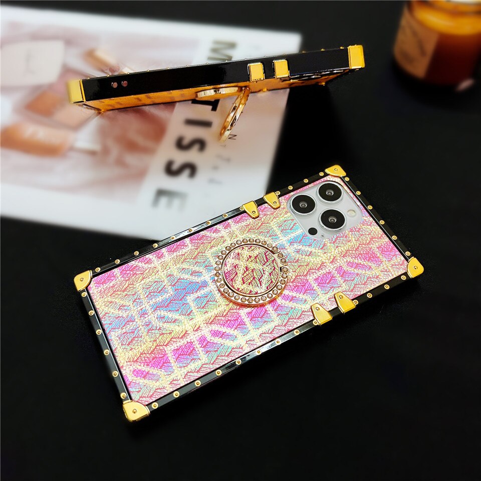 Samsung Hülle mit Ring „Magenta“