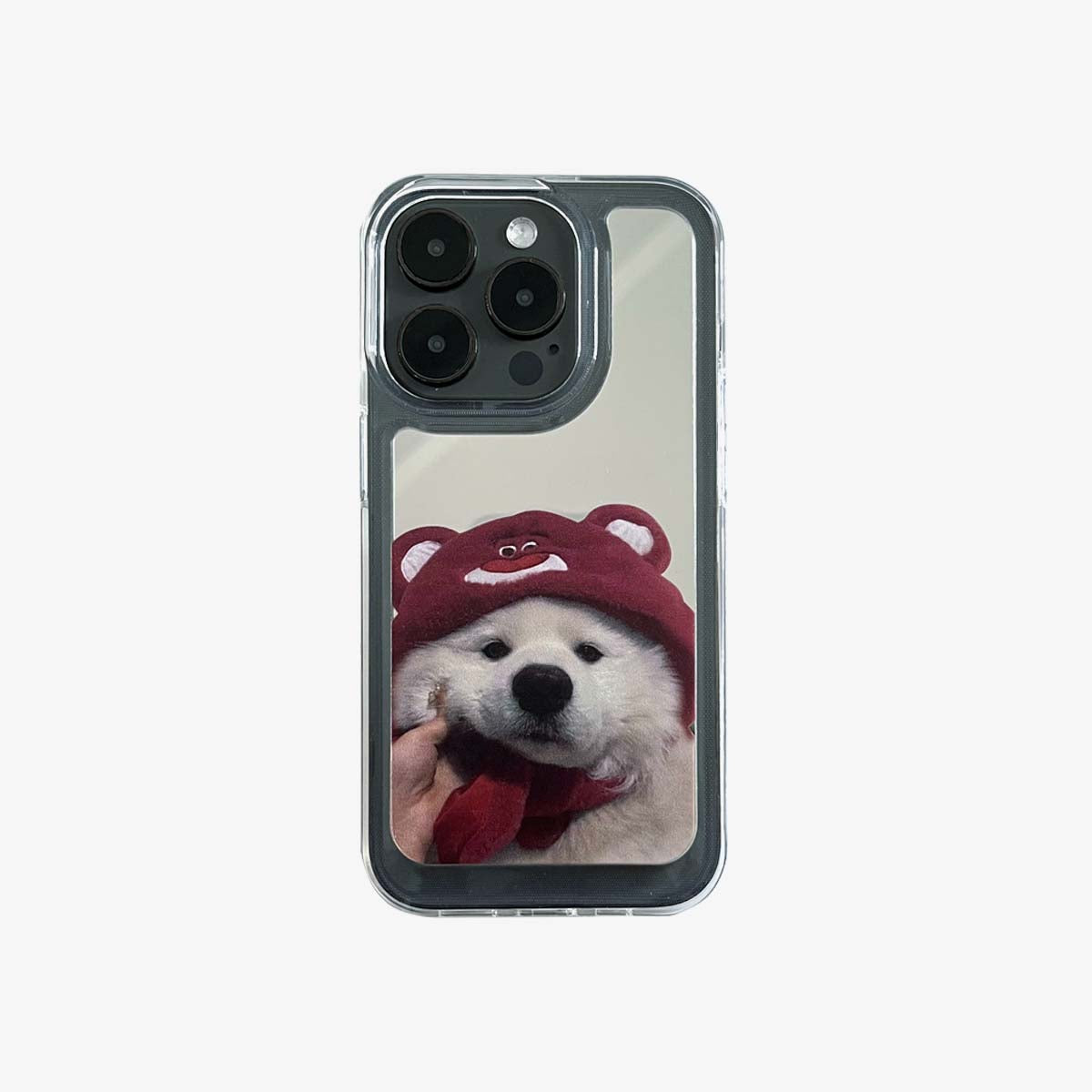 Spegel iPhone -fodral | Parhundar samoyed (köp 2 och få 50% rabatt på en)
