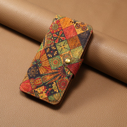Vintage  Floral seasons Leather Wallet Case  – Boho Chic Protection for iPhone Case