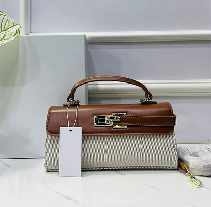 Luxury Brand Lock Design Tote Bag For Women High-end Large Capacity Handbag Fashion Crossbody Bags Exquisite Shoulder Handbag  A123