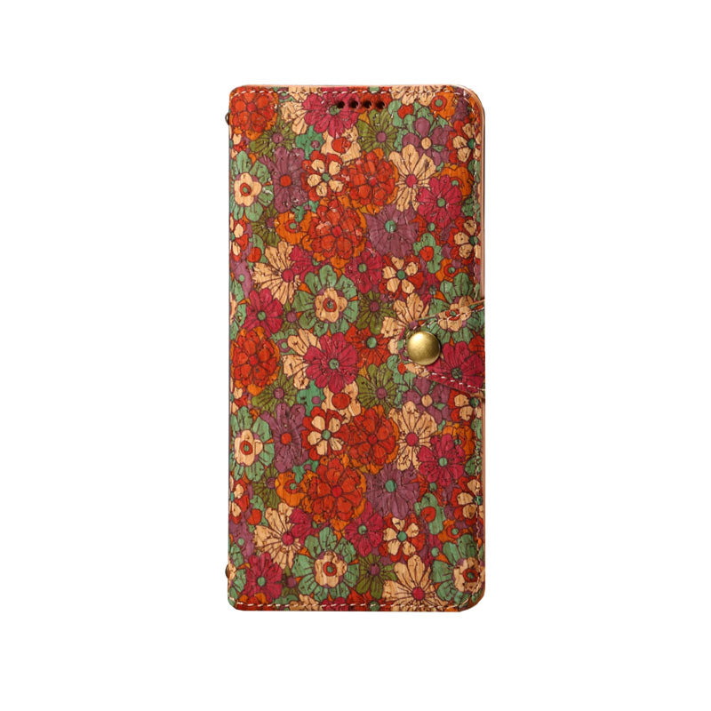 Vintage  Floral seasons Leather Wallet Case  – Boho Chic Protection for iPhone Case