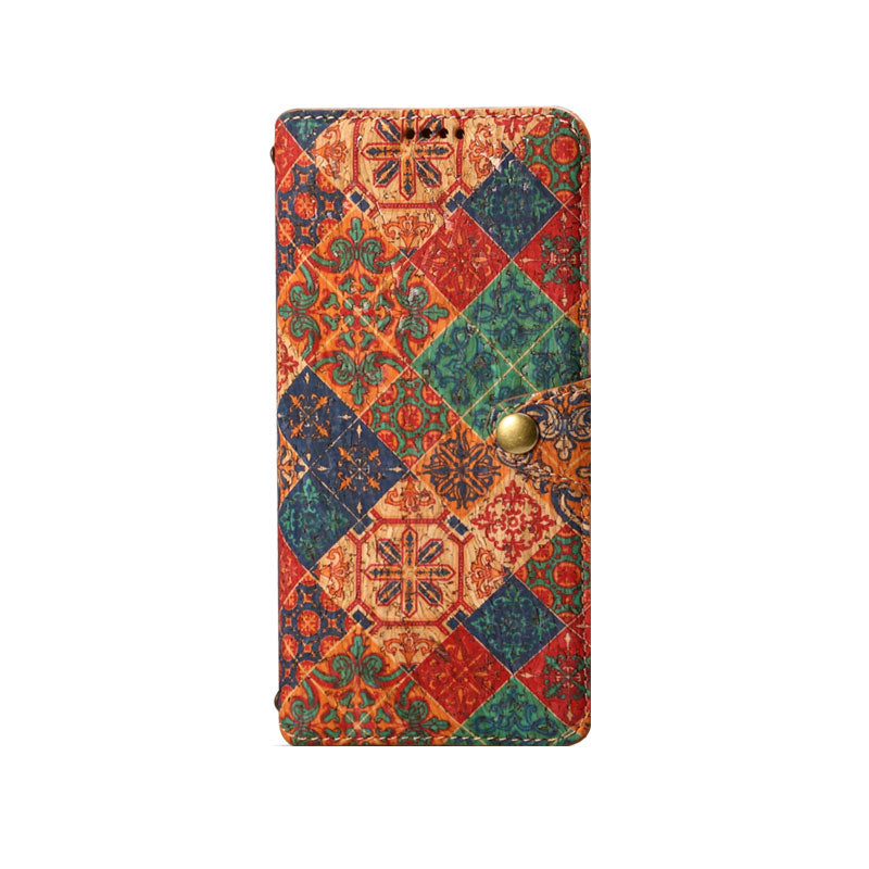 Vintage  Floral seasons Leather Wallet Case  – Boho Chic Protection for iPhone Case