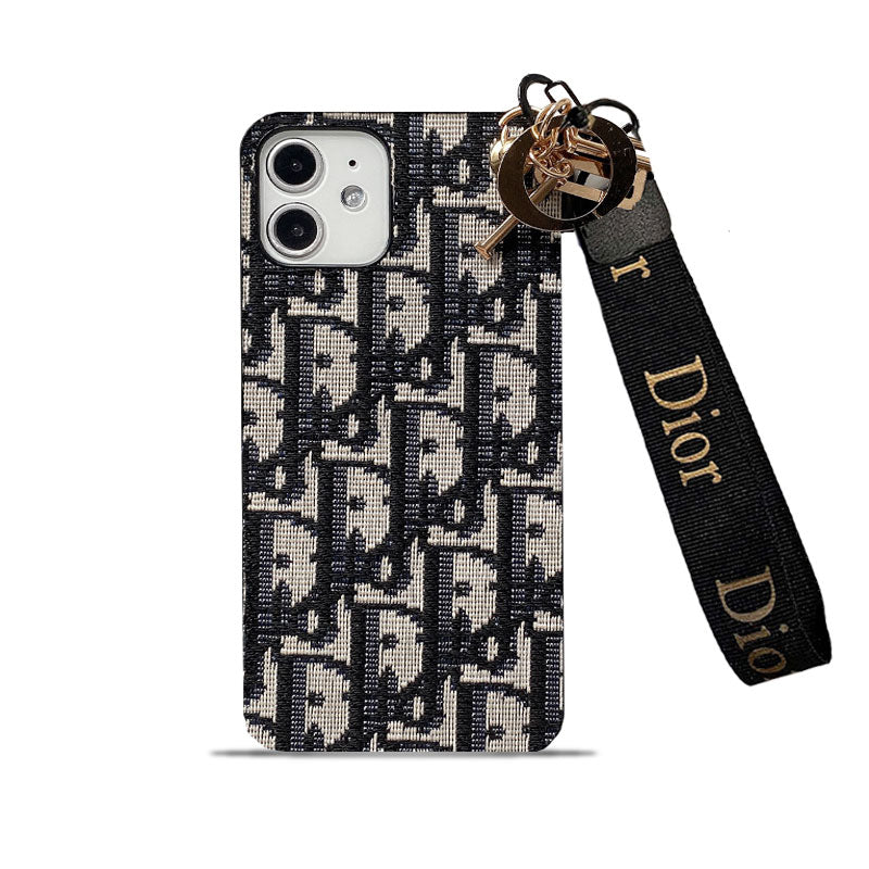 CD iPhone Case с ремешком Black-GS240315