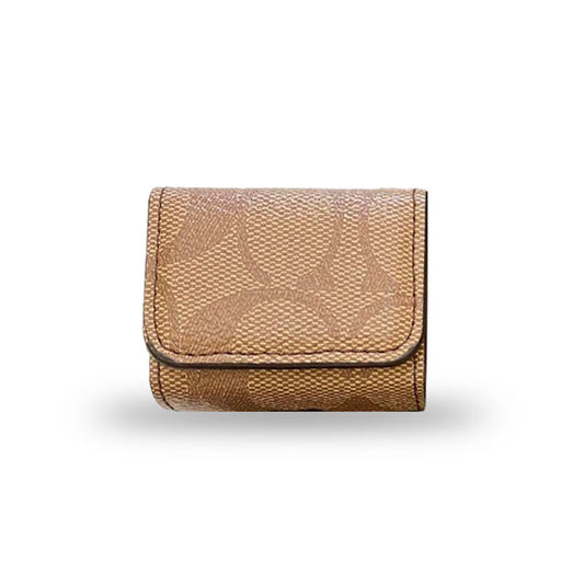 Luksusowe etui Coach AirPods Pro Jasnobrązowy-YH240425