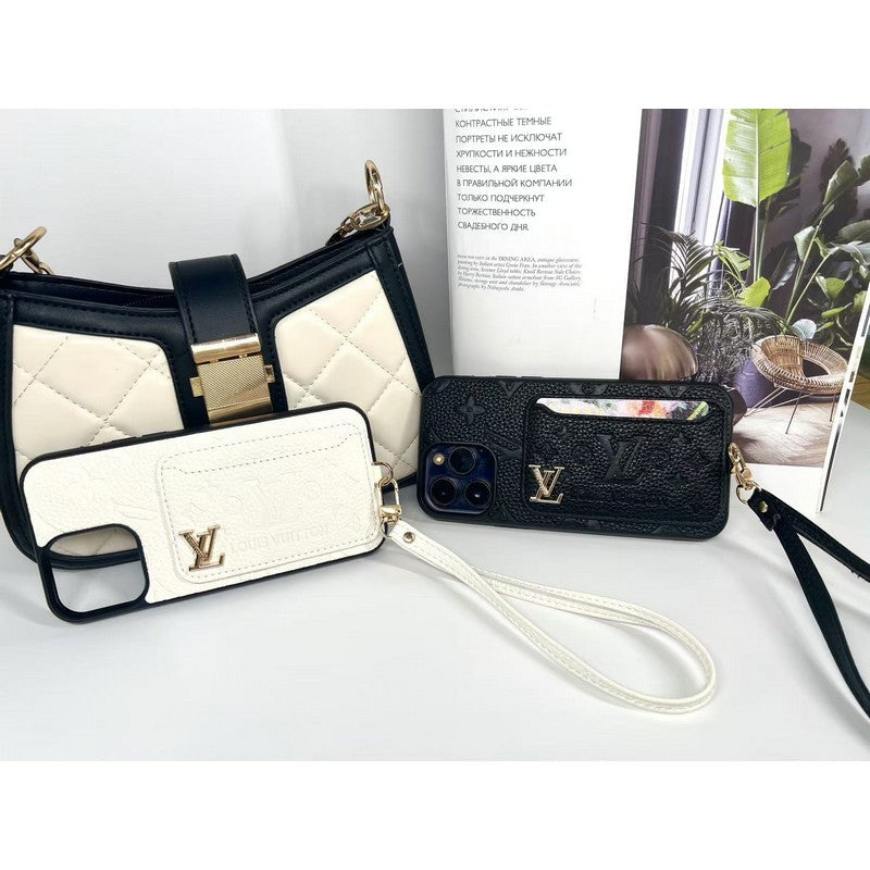 Lou Four Colors Card Bag Bag Iphone Case