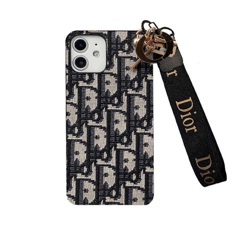 CD iPhone Case с ремешком Black-GS240315