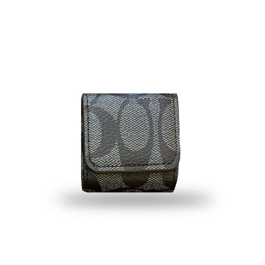 Luksusowe etui Coach AirPods w kolorze czarnym-YH240425
