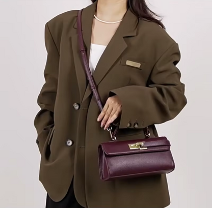 Luxury Brand Lock Design Tote Bag For Women High-end Large Capacity Handbag Fashion Crossbody Bags Exquisite Shoulder Handbag  A123