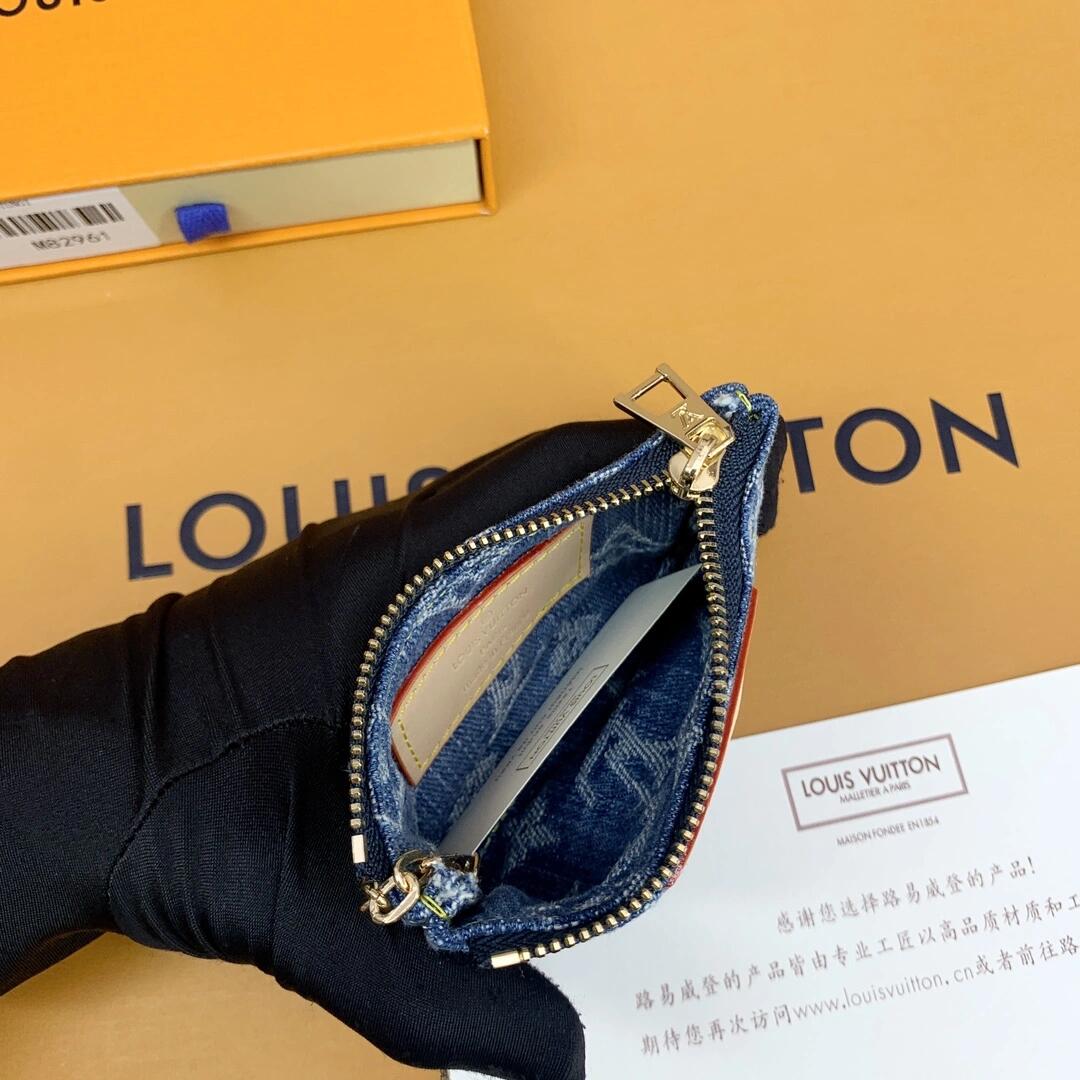 ラグジュアリーなモノグラムコインポーチ – スタイリッシュ & コンパクトなキーチェーンウォレット