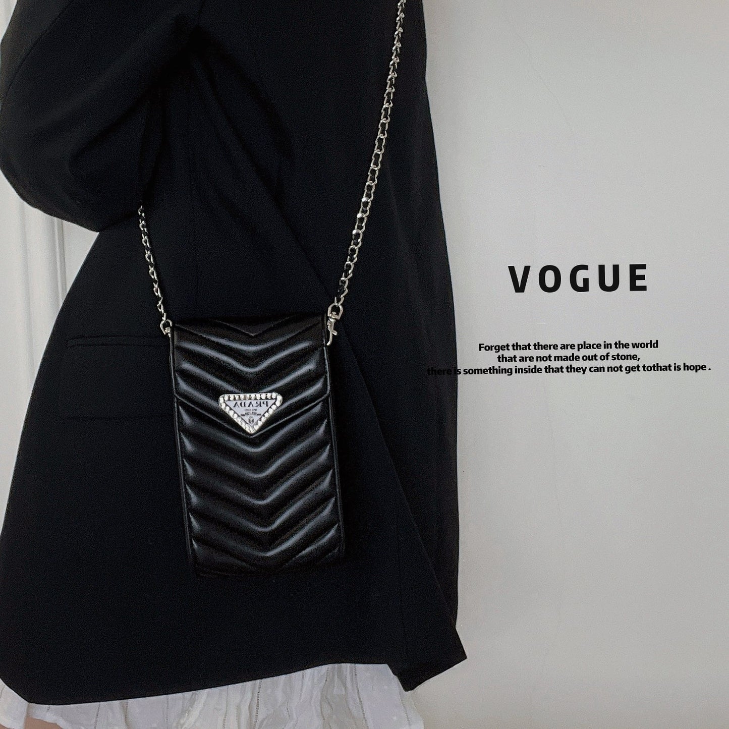 Кожаная телефонная сумка для кроссба