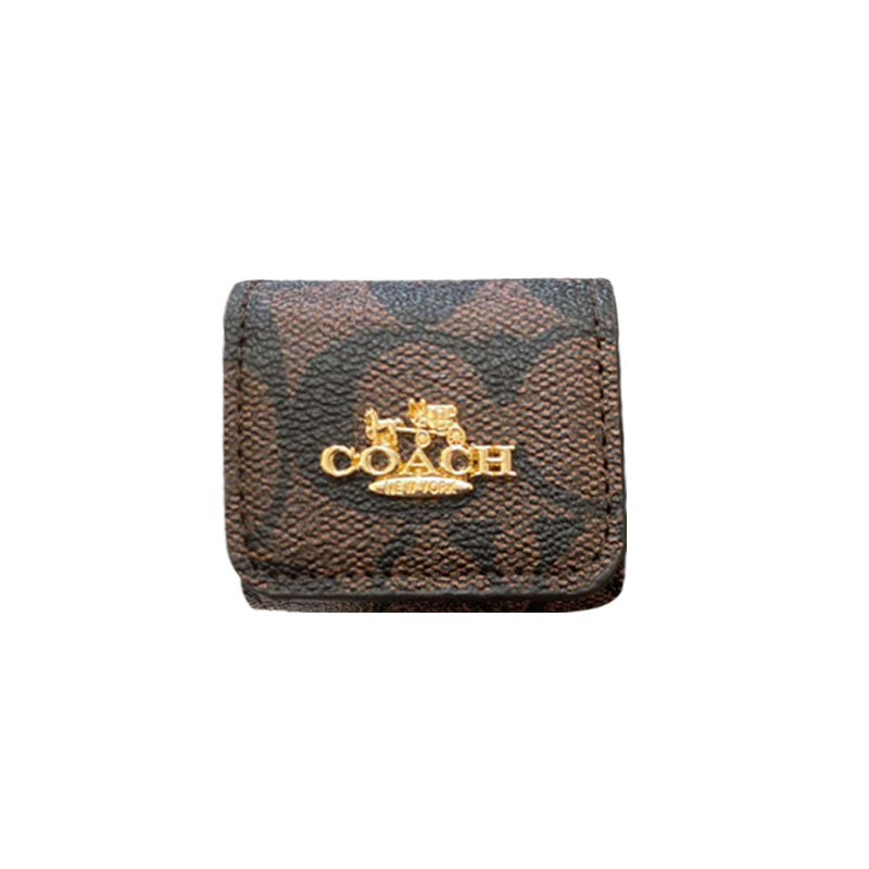 Huse de lux pentru AirPods Coach Maro deschis-LGK240425