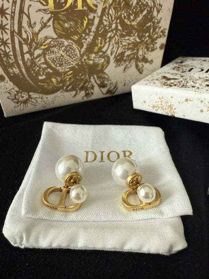 CD-logo perle øredobber