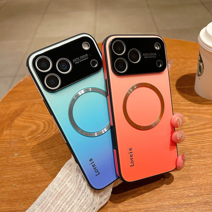 MagSafe Magnetic Gradient Phone Case with Lens Protection
