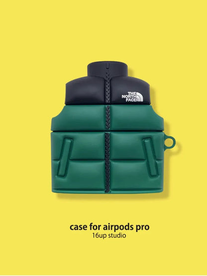 Husă pentru Airpods tip jachetă TNF