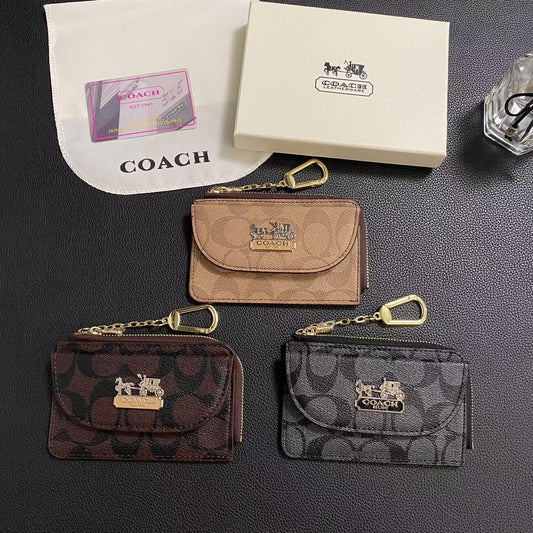 洗練されたデザインのシックな CO 時代を超越したクラシックなカード ホルダー ウォレット