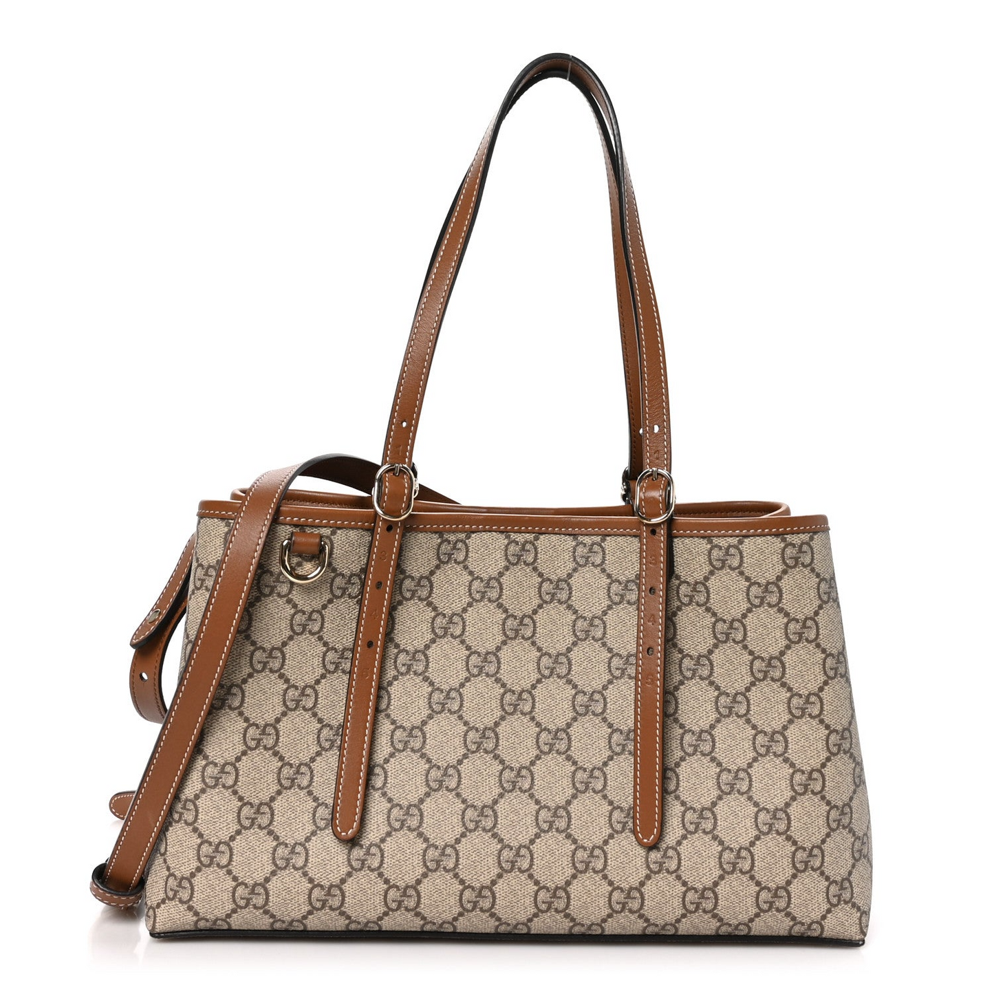 Classic Monogram Emblem Maxi Tote Bag Beige
