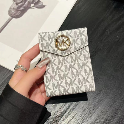 Luxury MK & CO -Inspired Monogram Card Holder Wallets