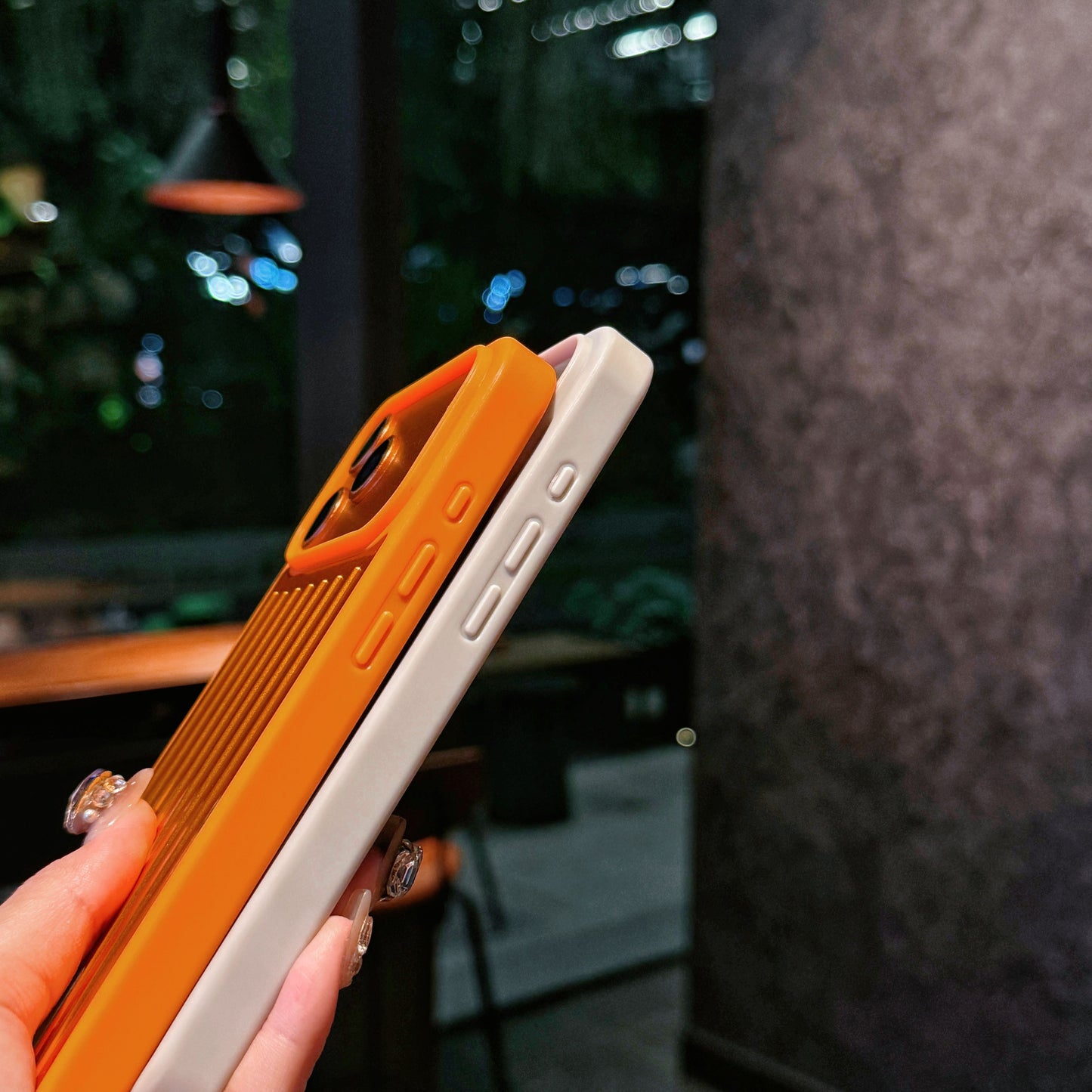 Ribbed Metallic Armor iPhone Case – Stylish Protection Inspired by Travel