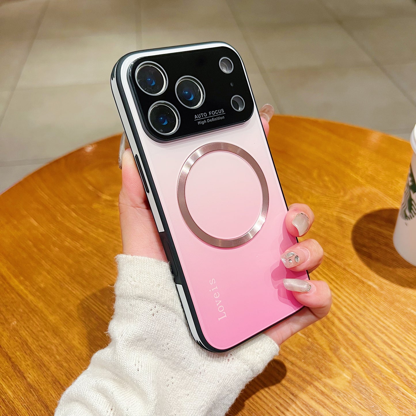 MagSafe Magnetic Gradient Phone Case with Lens Protection