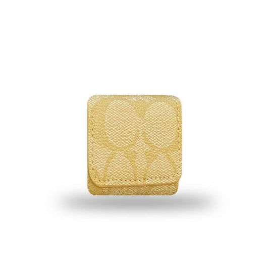 Luksusowe etui Coach AirPods Coffee-YH240425