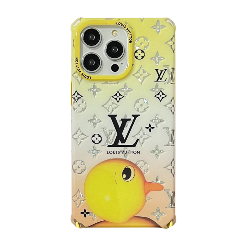 Lou Duck & Rabbit Square iPhone Case