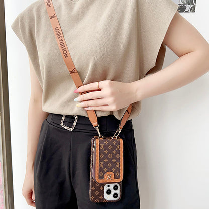 Lou GG Card Holder Chain iPhone Case