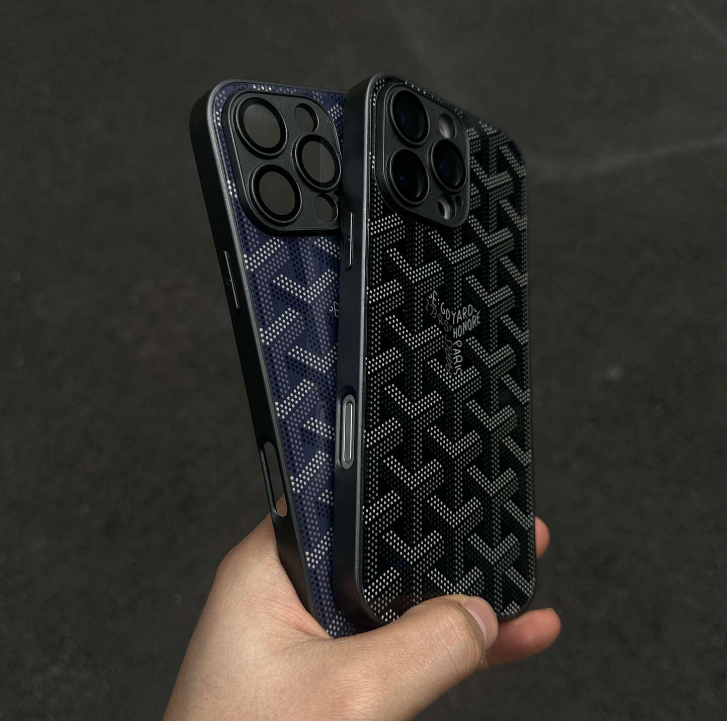 G-Y Luxury Geometric Monogram iPhone Case