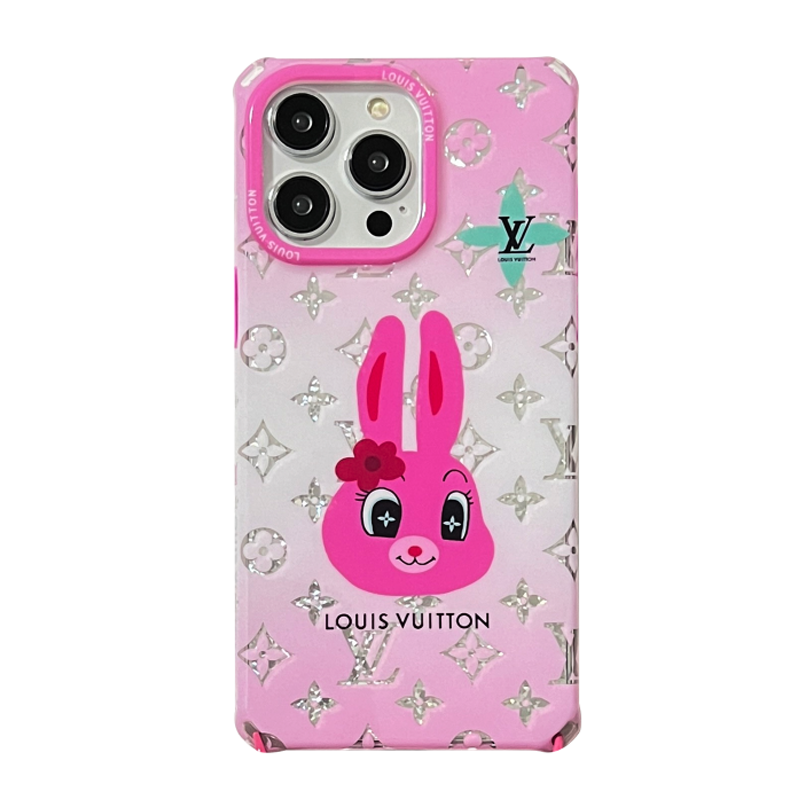Lou Duck & Rabbit Square iPhone Case