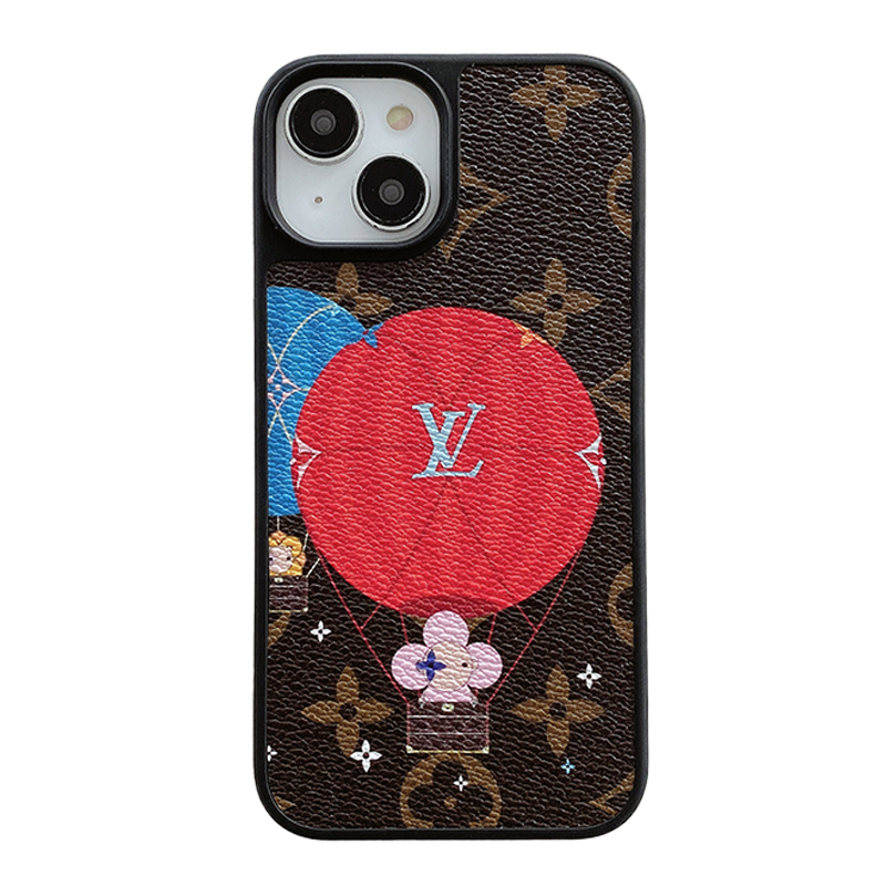 Lou Balloon & Custodia per iPhone in pelle a forma di cuore