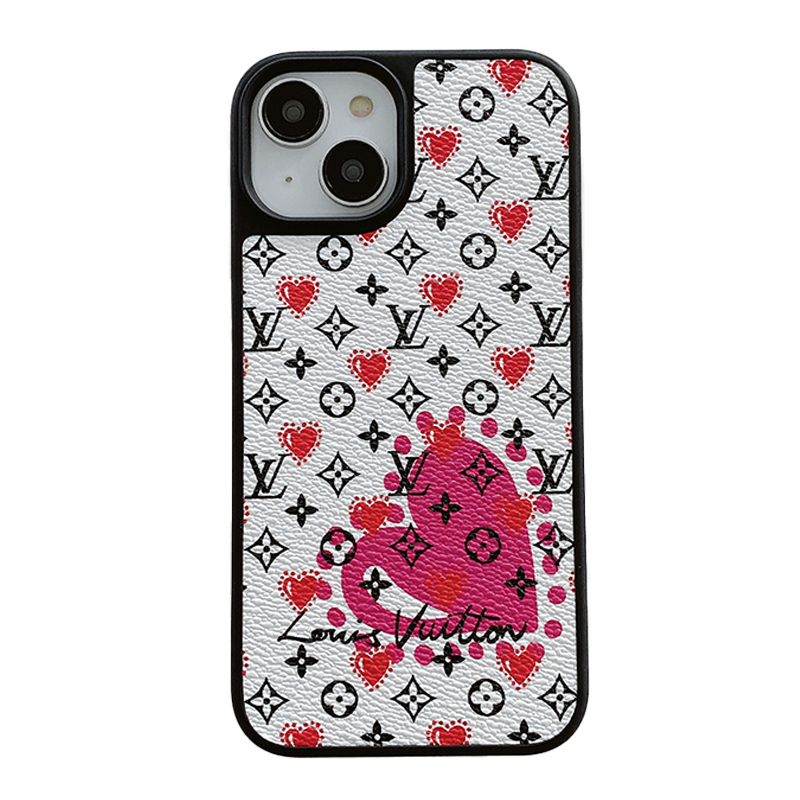 Lou Balloon & Custodia per iPhone in pelle a forma di cuore