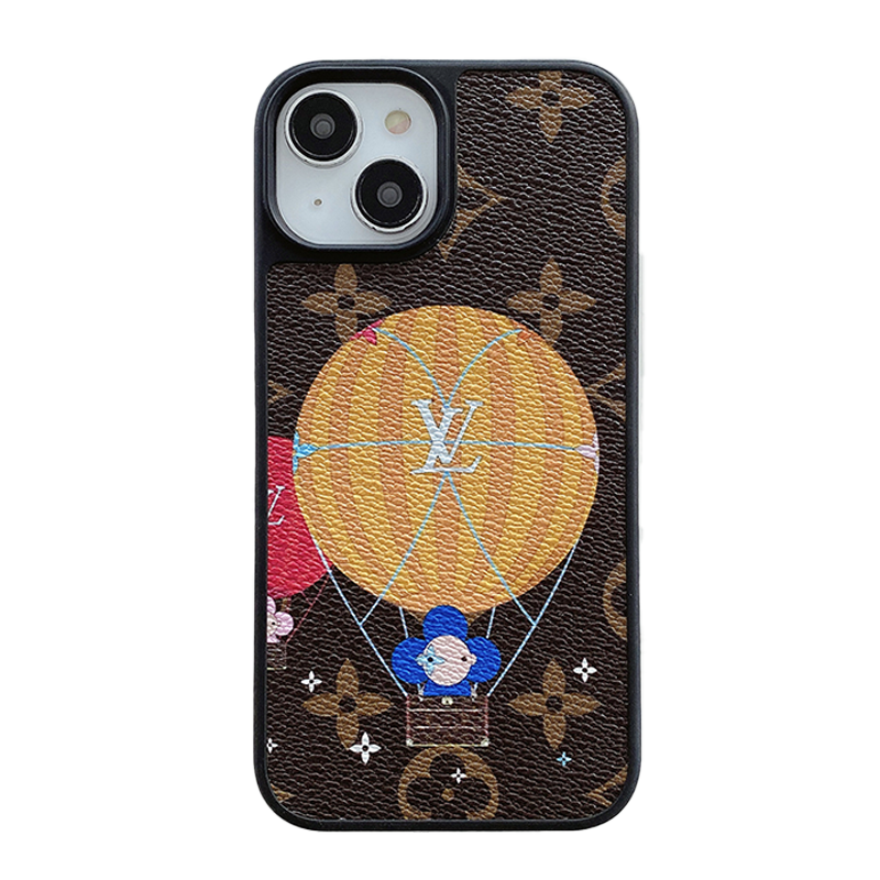 Lou Balloon & Custodia per iPhone in pelle a forma di cuore