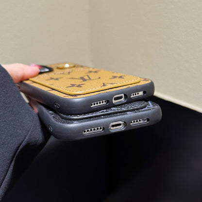 Custodia per iPhone in pelle con portacarte Lou