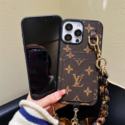 Lou Card Holder Scarves iPhone Case