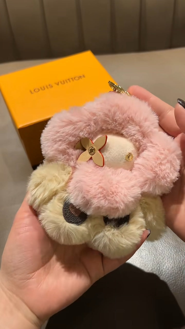 ふわふわかわいいひまわりぬいぐるみキーホルダー