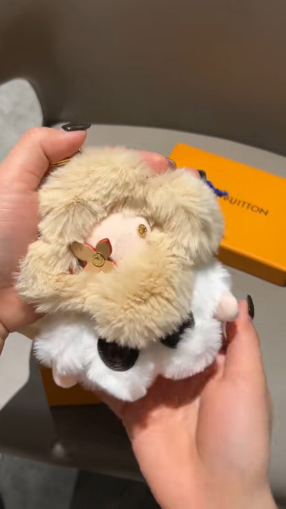 ふわふわかわいいひまわりぬいぐるみキーホルダー