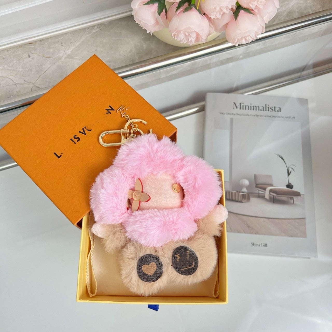 ふわふわかわいいひまわりぬいぐるみキーホルダー