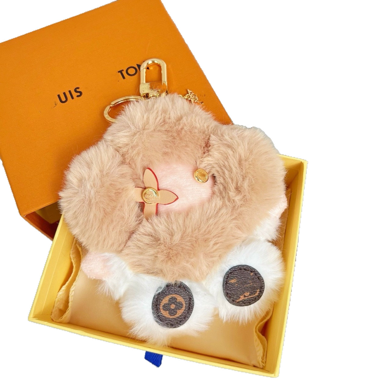 ふわふわかわいいひまわりぬいぐるみキーホルダー