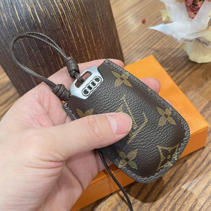 Luksusowa skórzana obudowa inteligentnego kluczyka – zaprojektowana do Audi, BMW, Benz & VW 🚗✨