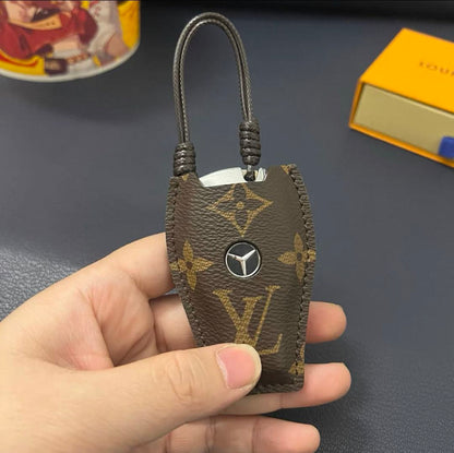 Luksusowa skórzana obudowa inteligentnego kluczyka – zaprojektowana do Audi, BMW, Benz & VW 🚗✨