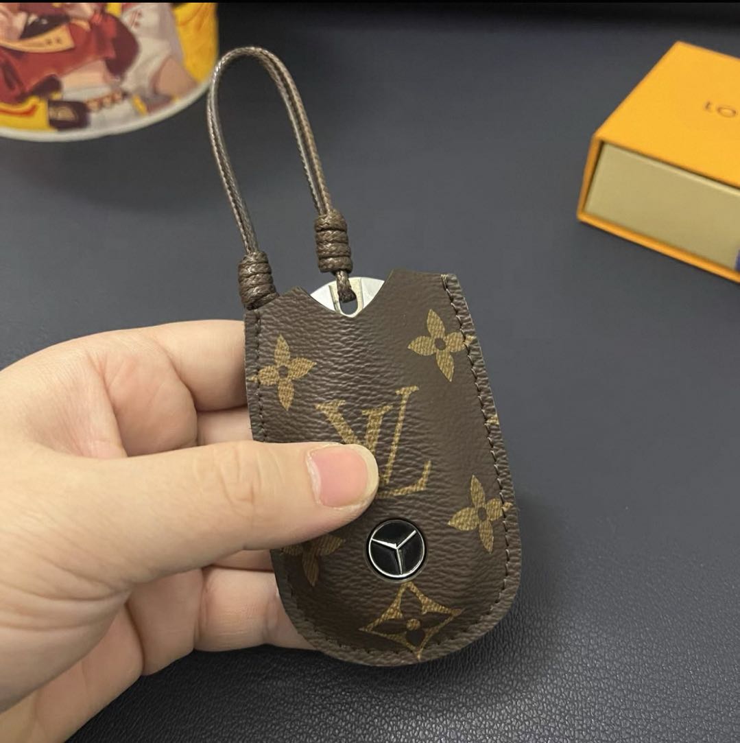 Luksusowa skórzana obudowa inteligentnego kluczyka – zaprojektowana do Audi, BMW, Benz & VW 🚗✨