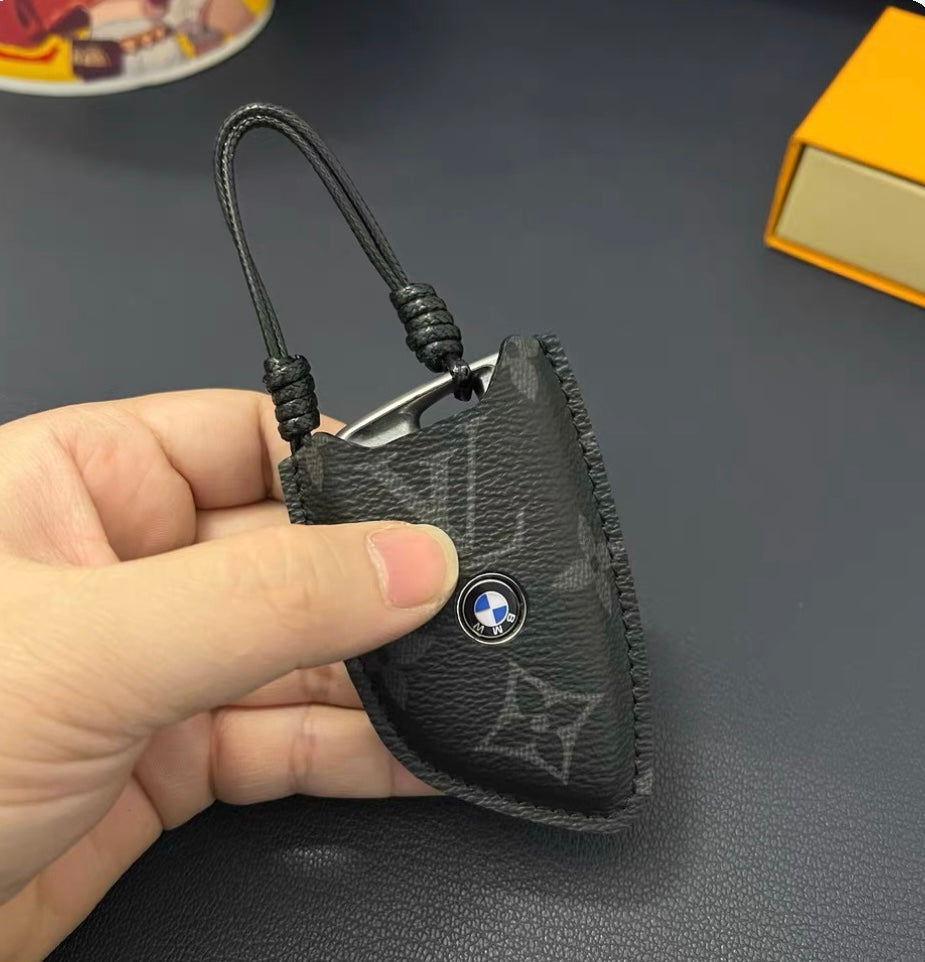 Luksusowa skórzana obudowa inteligentnego kluczyka – zaprojektowana do Audi, BMW, Benz & VW 🚗✨