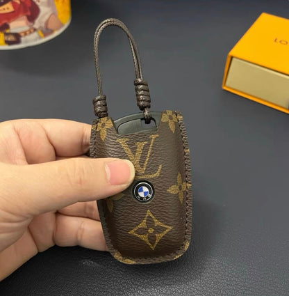 Luksusowa skórzana obudowa inteligentnego kluczyka – zaprojektowana do Audi, BMW, Benz & VW 🚗✨