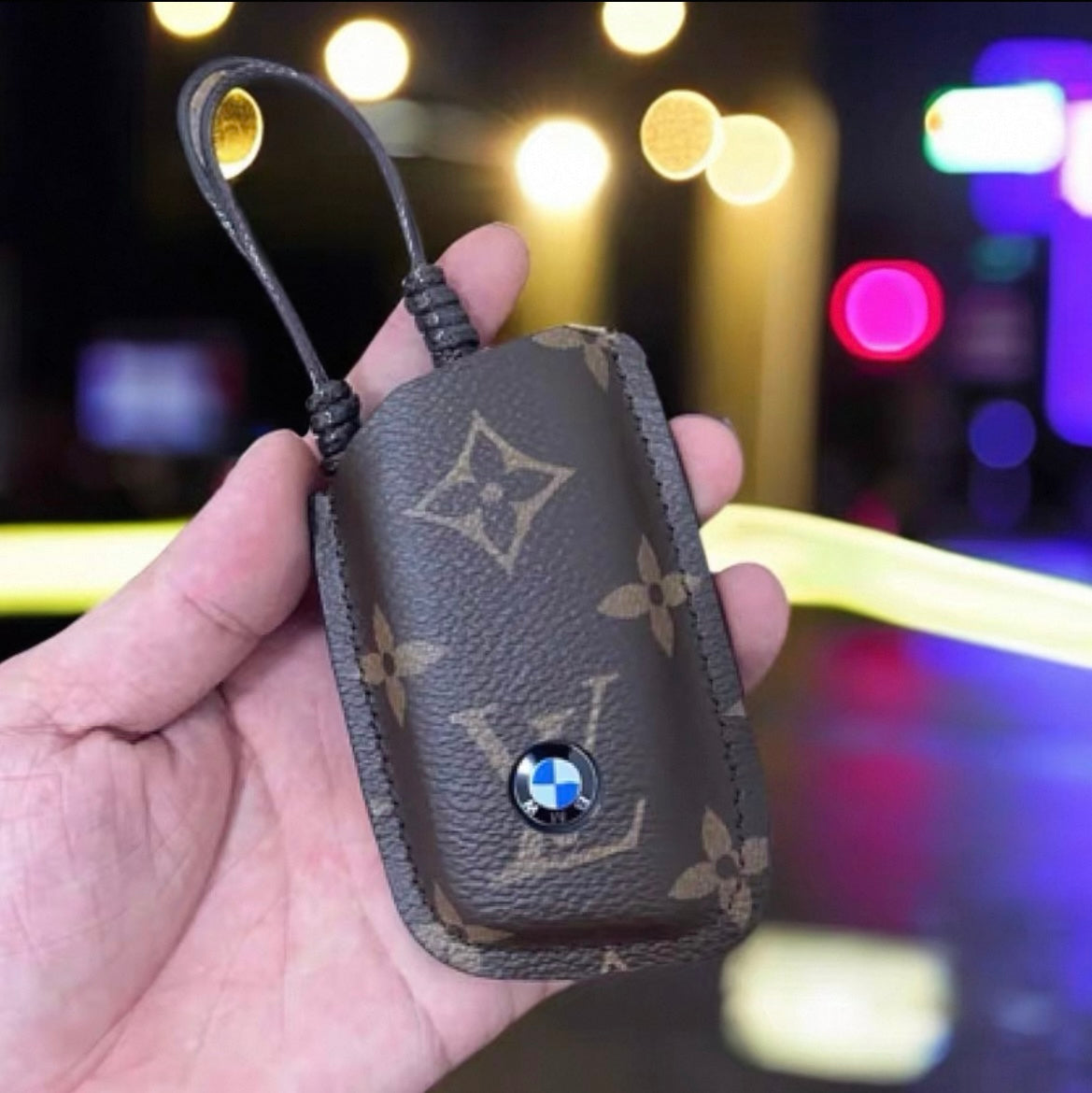 Luksusowa skórzana obudowa inteligentnego kluczyka – zaprojektowana do Audi, BMW, Benz & VW 🚗✨